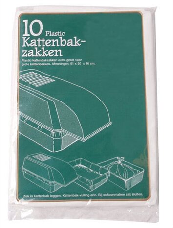 PLASTIC KATTENBAKZAK VOOR EXTRA GROTE KATTENBAKKEN