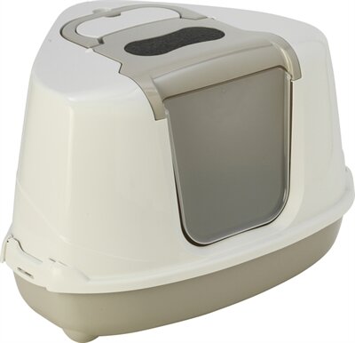 MODERNA HOEK KATTENBAK FLIP BEIGE