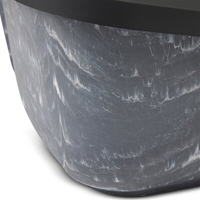SAVIC KATTENBAK ASEO JUMBO MARBLE GRIJS / ZWART