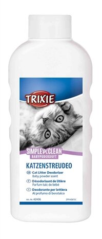 TRIXIE SIMPLE&#039;N&#039;NCLEAN GEURVERDRIJVER KATTENBAK BABYPOEDERGEUR
