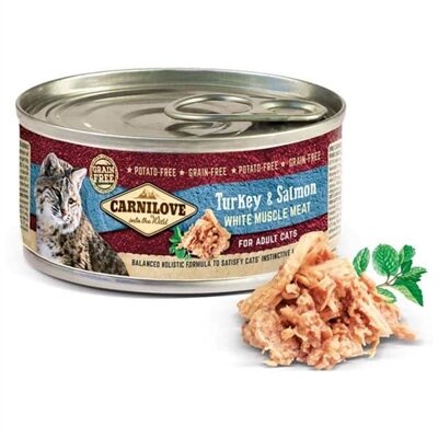 CARNILOVE CANS TURKEY / SALMON
