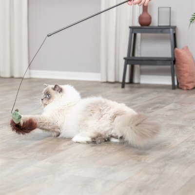 TRIXIE KATTENHENGEL MUIS KUNSTSTOF / PLUCHE