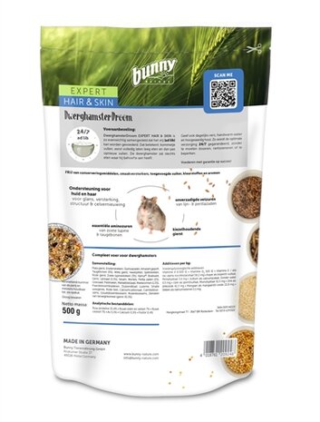 BUNNY NATURE DWERGHAMSTERDROOM EXPERT HAIR &amp; SKIN