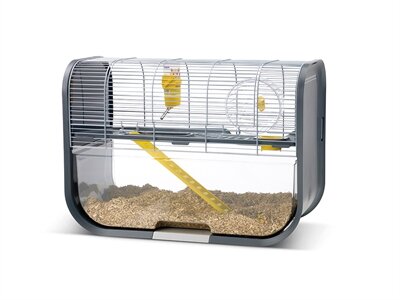 SAVIC HAMSTERKOOI GENEVA ANTRACIET / ZILVER
