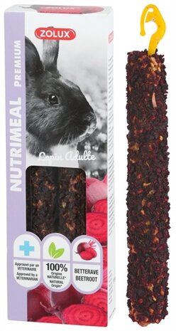 ZOLUX NUTRIMEAL STICK KONIJN RODE BIET