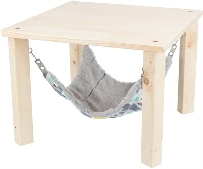 TRIXIE SCHUILPLAATS MET HANGMAT SUNNY ASSORTI / GRIJS