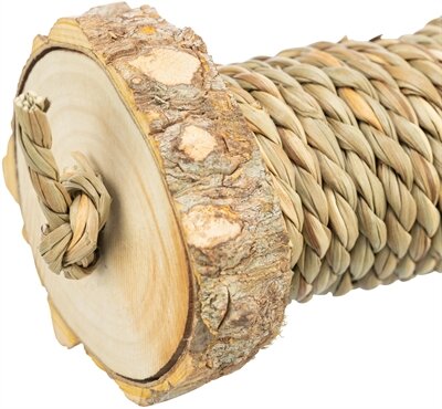 TRIXIE SPEELROL VOOR KNAAGDIEREN MET ZEEGRAS VAN HOUT