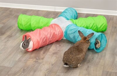 TRIXIE SPEELTUNNEL MET 5 GANGEN UITBREIDBAAR CAVIA / DWERGKONIJN