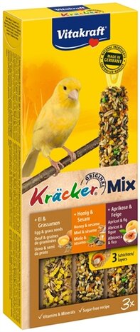 VITAKRAFT KANARIE KRACKER HONING/FRUIT/EI