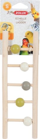 ZOLUX LADDER HOUT 5 TREDEN MET KRALEN