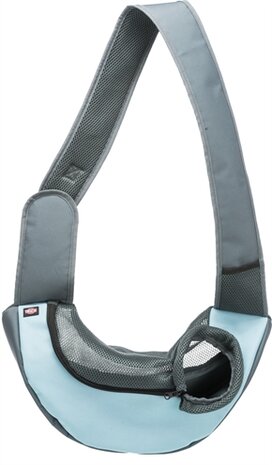 TRIXIE BUIKDRAGER SLING DRAAGTAS LICHTGRIJS / LICHTBLAUW